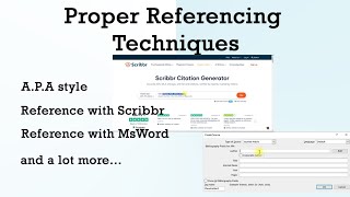 How to reference your document properly [upl. by Aveneg]