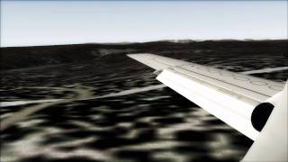 Saab 340B Winter Arrival at Fagernes Airport FS2004 [upl. by Johny297]