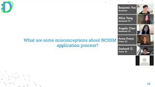 Misconceptions about the NCSSM Application Process [upl. by Jedediah]