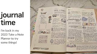 Back into Journaling  Take a Note Planner [upl. by Aleka]