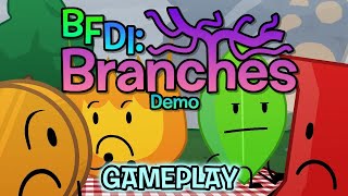 BFDI BRANCHES GAMEPLAY Original game by MationsBomb [upl. by Sucul220]