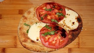 Pinterest Tested 15 minute easy margherita flatbread pizza [upl. by Orva]