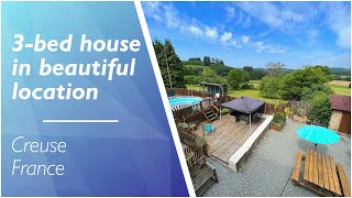 3 bedroom house in beautiful location with workshop stables barn and pool  A22235DAC23 [upl. by Ruscher]