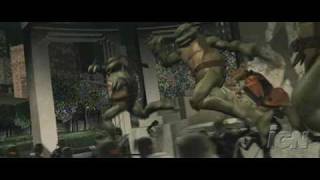 Tmnt movie scene Courtyard battle [upl. by Fitting]