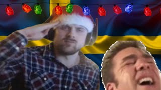 Forsen Celebrating XMas with Billy Herrington amp 4 Year old Kids [upl. by Nosro]