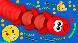 🐍 WORMS ZONE IO UNLIMITED COIN GAMEPLAY  NOOOOOOOB VS KING 👑🐸 [upl. by Falzetta]