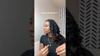 The bounciest braid out I’ve ever had naturalhair hairstyles braidout [upl. by Priestley940]