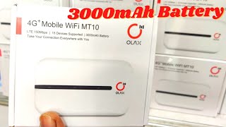 ভালো মানের পকেট রাউটার  OLAX 4G MT10 Pocket Router  কম দামে  Best Quality  Dk Gadget Shop Bd [upl. by Einegue]