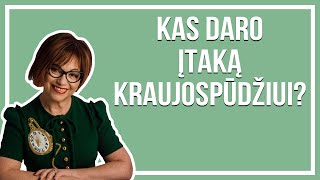 Kas daro įtaka kraujospūdžiui  Dr Jelena Tulčina [upl. by Yldarb31]