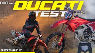 Ducati MX 450 2025 i primi test con Mattia Guadagnini e Jeremy Seewer a Ottobiano [upl. by Corri]