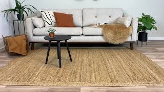 Jute vloerkleed  Fair  FRAAI Home amp Living [upl. by Okiram724]