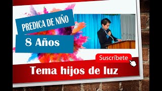 Iglesia Pentecostal Unida Internacional Predica de un niño de 8 años [upl. by Arteid]