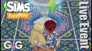 The Sims Freeplay Opulent Oasis Live Event Prizes [upl. by Leahcimauhsoj]