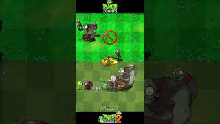 Pvz vs pvz 2  Doom Shroom Peashooter Spike Rock Vs Gargantuar zombie Team shorts [upl. by Elttil]