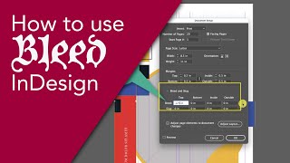 How to use Bleed in Adobe InDesign Bleed for Beginners [upl. by Sands75]