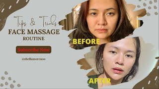 FACE MASSAGE ANTI AGING dirumah [upl. by Ariat]