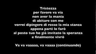 TRISTEZZA  ORNELLA VANONI Base mp3 Karaoke testo [upl. by Casey]