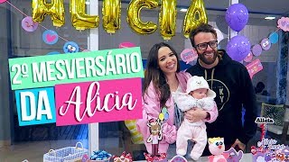 2º MESVERSÁRIO DA ALICIA [upl. by Aihsyla]