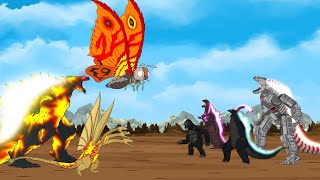 Godzilla  Kong vs KING GHIDORAH  Mothra  Godzilla Earth [upl. by Atikram]