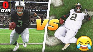 0 Overall Team vs 0 Overall Team BUT in Madden 22 [upl. by Ark506]