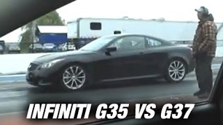 Infiniti G35 vs Infiniti G37 Track Day [upl. by Nashbar]