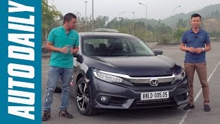 Autodailyvn  Đánh giá xe Honda Civic 15L VTEC TURBO 2016 PHẦN 1 [upl. by Odnuges794]