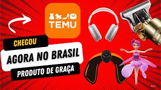 A Temu Chegou no Brasil  Como Comprar produto até de GRAÇA [upl. by Leontyne]