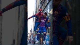 Spider Man Saves Messi 🕷️🚨 [upl. by Darrey]