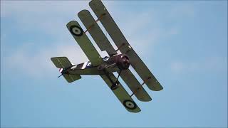 Sopwith Triplane  Shuttleworth Military Airshow 2024 [upl. by Nnylorac]