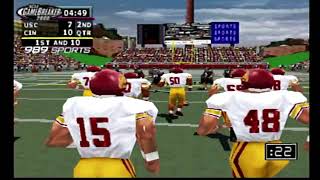 NCAA Gamebreaker 2000 Bearcats vs Trojans [upl. by Settera]