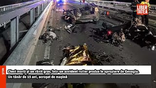 Cinci morți și un rănit grav întrun accident rutier produs în apropiere de Geoagiu Libertatea [upl. by Truc]