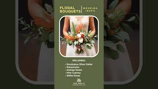 Floral Bouquets Weeding Inspo  2 [upl. by Areip]