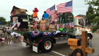 Flood Brothers Disposal at Pingree Groves 2015 Independence Day Parade [upl. by Ainoyek838]