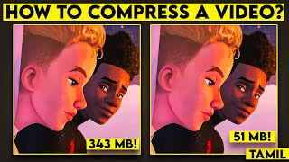 HOW TO COMPRESS VIDEO  WITHOUT LOSSING QUALITY [upl. by Enimrej]