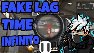 Novo Fake lag Atualizado Tempo infinito [upl. by Aihtniroc]