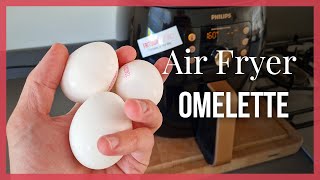 Air Fryer Omelette  Quick and Easy Egg Recipe [upl. by Hallie]