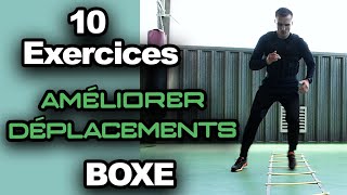 10 MEILLEURS EXERCICES POUR AMELIORER SA VITESSE DE DEPLACEMENT  BOXE [upl. by Ahaelam]