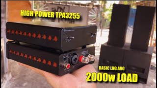 MINI Power Amplifier na Sing Lakas ng Malalaking Power Amplifier  Fosi Audio V3 Mono [upl. by Mercuri]