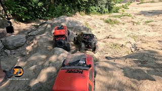 Axial Fest Badlands 2024 SCX6 Quarry rock crawl [upl. by Ahsuat]