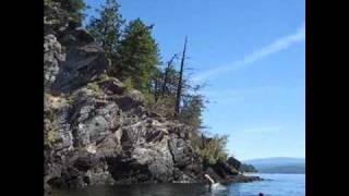 60ft Cliff Jump on Shuswap Lake [upl. by Lertsek]