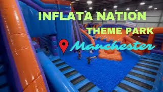 A Day At Infalata Nation Theme park  Manchester  Malayalam [upl. by Haerb]