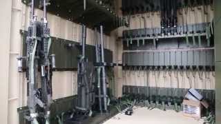 Military Shipping Container  Weapons Storage System from Spacesaver [upl. by Anuahc]