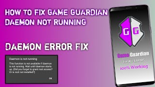 How To Fix Game Guardian Daemon is not running full tutorial 2023  No root [upl. by Borer]