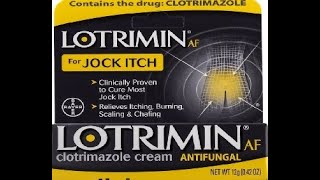 Lotrimin AF Jock Itch Antifungal Cream 042 oz [upl. by Dimo]