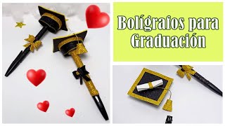 Como decorar Bolígrafos para fiesta de Graduación [upl. by Alleusnoc315]