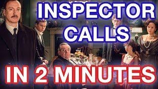 Inspector Calls in 2 minutes GCSE Quotes Plot Characters [upl. by Wauters]