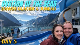 Ovation of the Seas Alaska Cruise  Dawes Glacier amp Juneau  VLOG Day 5 [upl. by Vere]