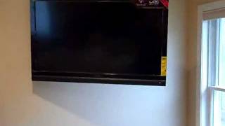 Vizio LCD Articulating WallMount Installation Montebello NY [upl. by Lindon]