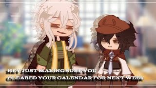 hey just making sure you cleared your calendar for next week Fukuzawa a ranpo [upl. by Faletti629]