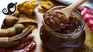 Apple Tamarind Chutney  Sauce sweetened with Date and Jaggery  VeganVegetarian Recipe [upl. by Jehovah]